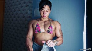 Samy smashes a plastic bowl